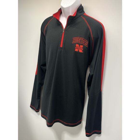 Rivalry Threads '91 Nebraska Cornhuskers Quarter-Zip Pullover Sweater XL EUC - Picture 3 of 7